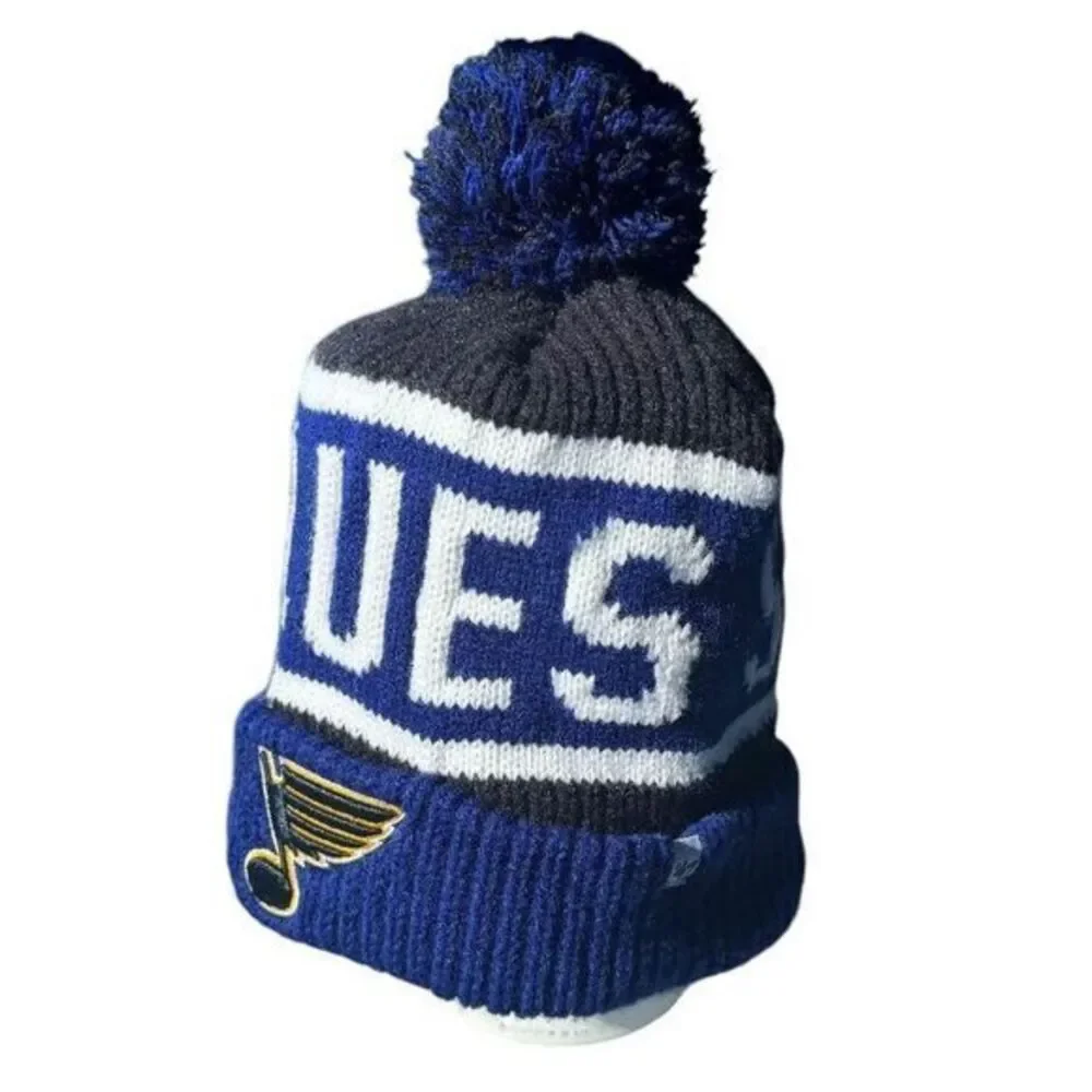St. Louis Blues NHL‎ '47 Brand Winter Beanie Knit Ski Cap Hat NWOT